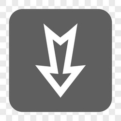 arrow down rounded square button vector image