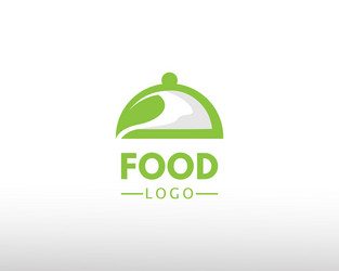 Green Food Logo - Fresh & Natural Vector Image
