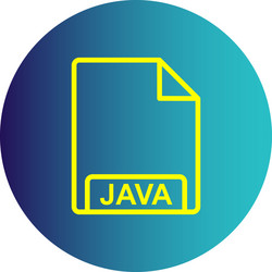 java icon vector image