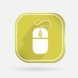 square icon computer mouse vector image