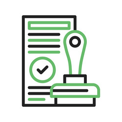 validation icon image vector image