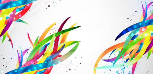 abstract colored background on a gray gradient vector image