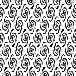 design seamless monochrome vortex twisting pattern vector image