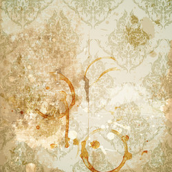 vintage floral wallpaper vector