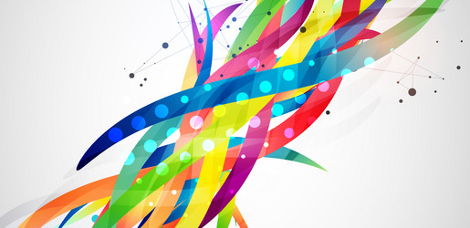 abstract colored background on a gray gradient vector image