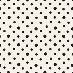 abstract seamless pattern with polka dot vector image