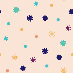 abstract seamless pattern featuring various vector image