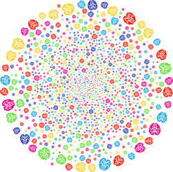 brain exploding spheric cluster vector image