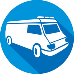 Ambulance icon vector