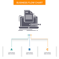 coder coding computer list paper business flow vector image