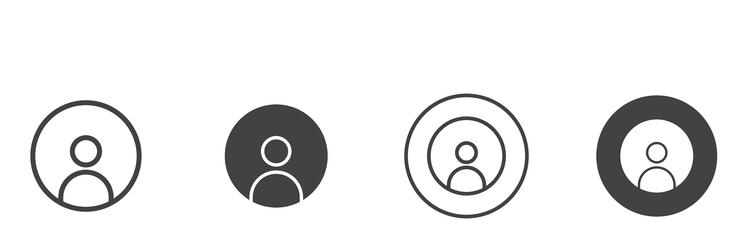 log in icon thin line vector image