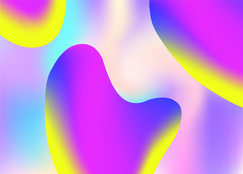 liquid elements background with dynamic shapes vector image