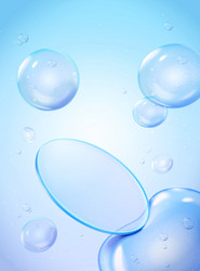 minimal 3d product display background with blue vector image