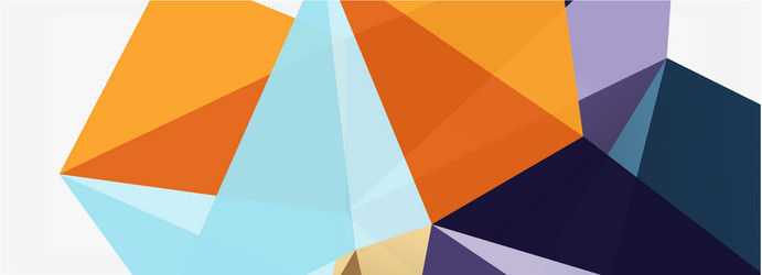 3d mosaic abstract backgrounds low poly shape vector image