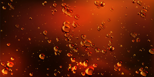 Air bubbles cola soda drink or beer texture vector