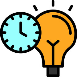quick wiz line filled style icon design vector image