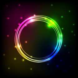 abstract background with colorful plasma circles vector image