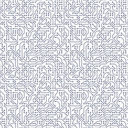 Complex Computer Circuit Board vector image