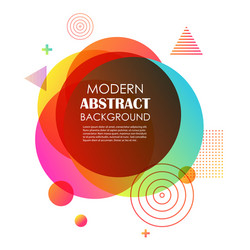 abstract red gradient geometric pattern design vector image