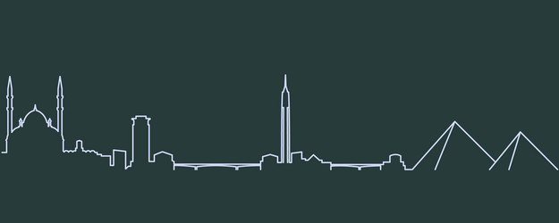 Cairo City Skyline Silhouette Vector Images (over 150)