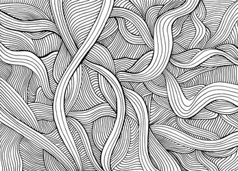 Intricate Wave Pattern vector image
