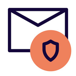 message has been encrypted for privacy vector image