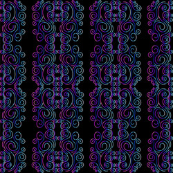 neo deco seamless pattern neon gradient vector image