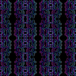 Neo deco seamless pattern neon gradient vector