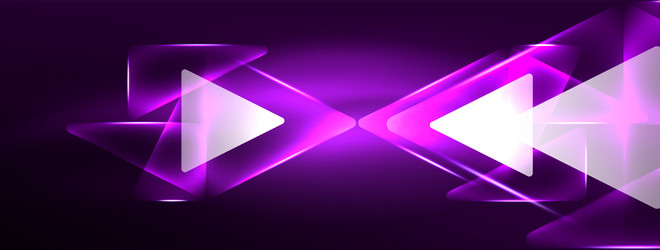 neon lights hacking geometric background virtual vector image