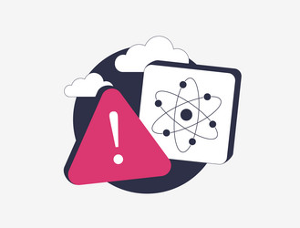 quantum computing cybersecurity risks challenging vector image