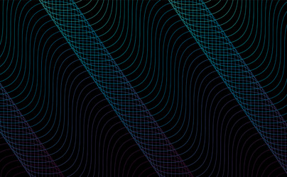 Wavy background pattern with thin lines waves vector