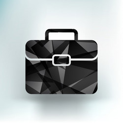 Briefcase icon flat design vector