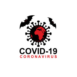 coronavirus warning sign vector