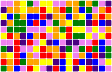 random pattern rounded squares filled with rain vector image