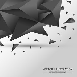 3d low polygon geometry background abstract vector image