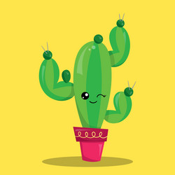 cactus hug me 02 vector