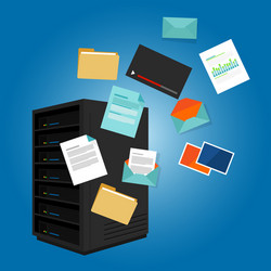 file server data such as document image video vector