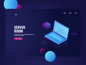 programming and development software coding vector image