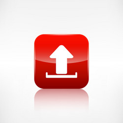 upload icon send file vector image