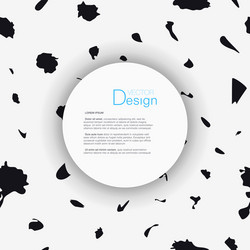 abstract background with text box vector image
