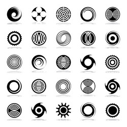 design elements set vector image