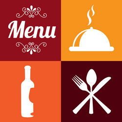 Restaurant menu vector