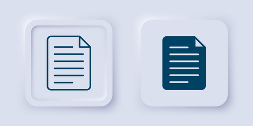 filled and outline file document icon isolated vector image