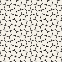Modern Geometric Hexagonal Pattern vector image