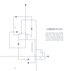 Abstract Wireframe Network vector image