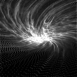 dots texture abstract futuristic grid vector image
