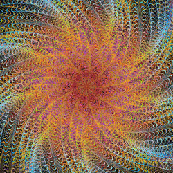 abstract computer generated digital art design vector image
