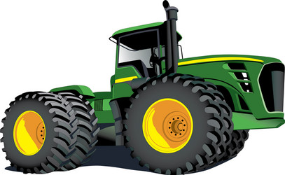 Tractor Stock Vector by ©2v 42883149