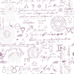 a pattern with an esoteric manuscript vector image