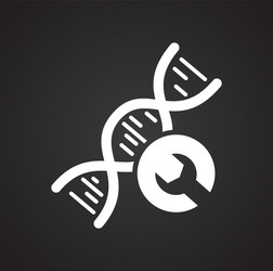 gmo icon on background for graphic and web design vector image